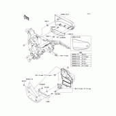 Схема узла: Side covers для Kawasaki VN1600 Vulcan 1600 Nomad