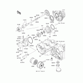 Схема узла: Масляный насос для Kawasaki ZX900 Ninja ZX-9R