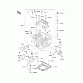 Схема вузла: Головка циліндра для Kawasaki KLX300R