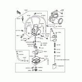 Схема узла: Карбюратор для Kawasaki KX125