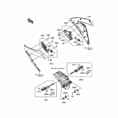 Схема вузла: Поворотники для Kawasaki EX300 Ninja 300 ABS