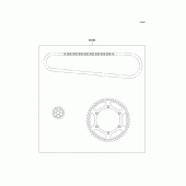 Схема узла: Chain kit для Kawasaki KX125