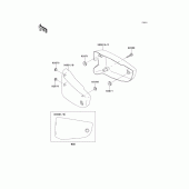 Схема вузла: Side covers для Kawasaki VN1500 VN1500 Classic Tourer