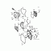 Схема вузла: Engine Cover(s) для Kawasaki KLZ1000 Versys 1000 LT
