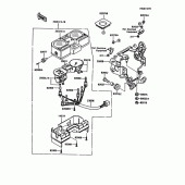 Схема вузла: Meter(s) для Kawasaki KMX125