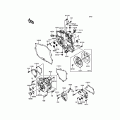 Схема вузла: Engine Cover(s) для Kawasaki BR250 Z250SL