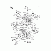 Схема вузла: Картер двигуна (BJ250-F1/F2) для Kawasaki BJ250 250TR