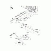 Схема узла: Переключатель передач для Kawasaki VN1700 Vulcan 1700 Classic