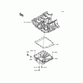 Схема вузла: Oil Pan для Kawasaki ZX636 Ninja ZX-6R