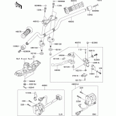 Схема узла: Руль & Пульт управления рулевой для Kawasaki ZR750 Z750S