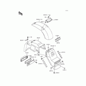 Схема узла: Крыло для Kawasaki ZG1200 Voyager XII