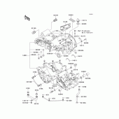 Схема вузла: Картер двигуна для Kawasaki EJ650 W650