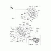 Схема узла: Картер двигателя для Kawasaki KLX250 KLX250S