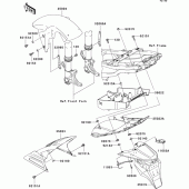 Схема вузла: Крило для Kawasaki ZX600 Ninja ZX-6RR