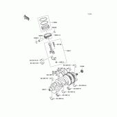 Схема вузла: Crankshaft/piston для Kawasaki ZG1400 Concours 14