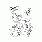 Схема вузла: Вихлопна система для Kawasaki ZX1400 Ninja ZX-14R ABS 30TH