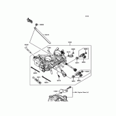 Схема узла: Карбюраторы для Kawasaki EX400 Ninja 400R