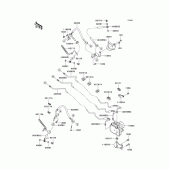 Схема узла: Brake piping для Kawasaki VN1700 Vulcan 1700 Voyager ABS