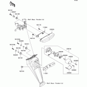 Схема узла: Taillight(s) для Kawasaki ZX600 Ninja ZX-6R