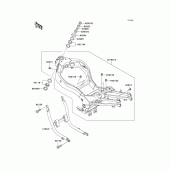 Схема узла: Рама для Kawasaki ZX1100 Ninja ZX-11