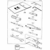 Схема вузла: Owner`s tools для Kawasaki ZG1000 1000GTR