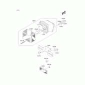 Схема узла: Taillight(s) для Kawasaki KLX400 KLX400SR