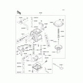 Схема узла: Карбюратор(1/2) для Kawasaki KL650 KLR650