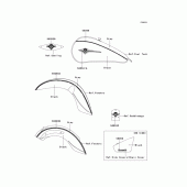 Схема вузла: Decals(gray/black)(def) для Kawasaki VN900 Vulcan 900 Classic LT