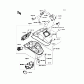 Схема вузла: Повітряний фільтр Kawasaki KLE650 Versys 650 ABS