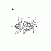 Схема вузла: Oil Pan для Kawasaki ZR1000 Z1000 ABS