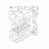 Схема вузла: Головка циліндра для Kawasaki ZX1200 ZZR1200