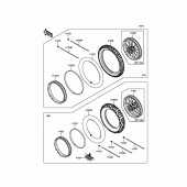 Схема вузла: Шини для Kawasaki KX85 KX85-II