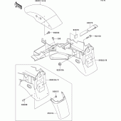 Схема вузла: Крило для Kawasaki ER500 ER-5