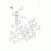 Схема вузла: Suspension для Kawasaki KX65