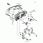 Схема вузла: Фара (Головне світло) для Kawasaki EX650 Ninja 650 ABS