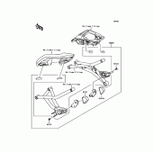 Схема вузла: Аксесуари (Bag Fitting Kit) для Kawasaki KLZ1000 Versys 1000 LT