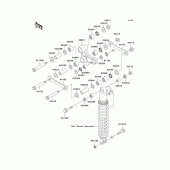 Схема вузла: Підвіска для Kawasaki KX125