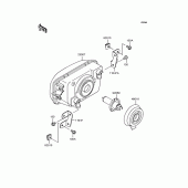 Схема вузла: Фара для Kawasaki EX250 ZZR250