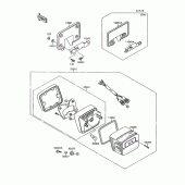 Схема вузла: Taillight(s) для Kawasaki VN1500 Vulcan 88