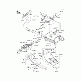 Схема вузла: Вихлопна система для Kawasaki KLE650 Versys 650