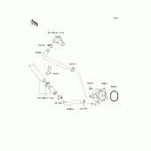 Схема узла: Масляный охладитель для Kawasaki ZX1000 Ninja ZX-10R