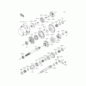 Схема вузла: Балансир для Kawasaki ZR1200 ZRX1200 DAEG