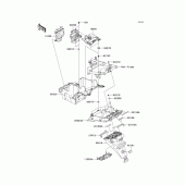 Схема вузла: Заднє крило для Kawasaki ZR1200 ZRX1200 DAEG