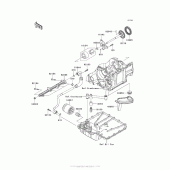Схема вузла: Масляний насос & Масляний фільтр Kawasaki ZX1400 Ninja ZX-14R ABS