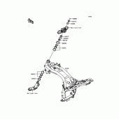 Схема вузла: Рама для Kawasaki ZR800 Z800