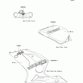 Схема вузла: Decals(blue)(zx636-b2h) для Kawasaki ZX636 Ninja ZX-6R