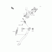Схема вузла: Stand(s) для Kawasaki KMX125