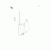 Схема вузла: Аксесуари для Kawasaki KX65