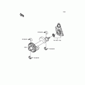 Схема вузла: Balancer для Kawasaki EX650 ER-6F ABS