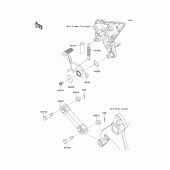 Схема узла: Лапка тормоза для Kawasaki ZX1000 Z1000SX